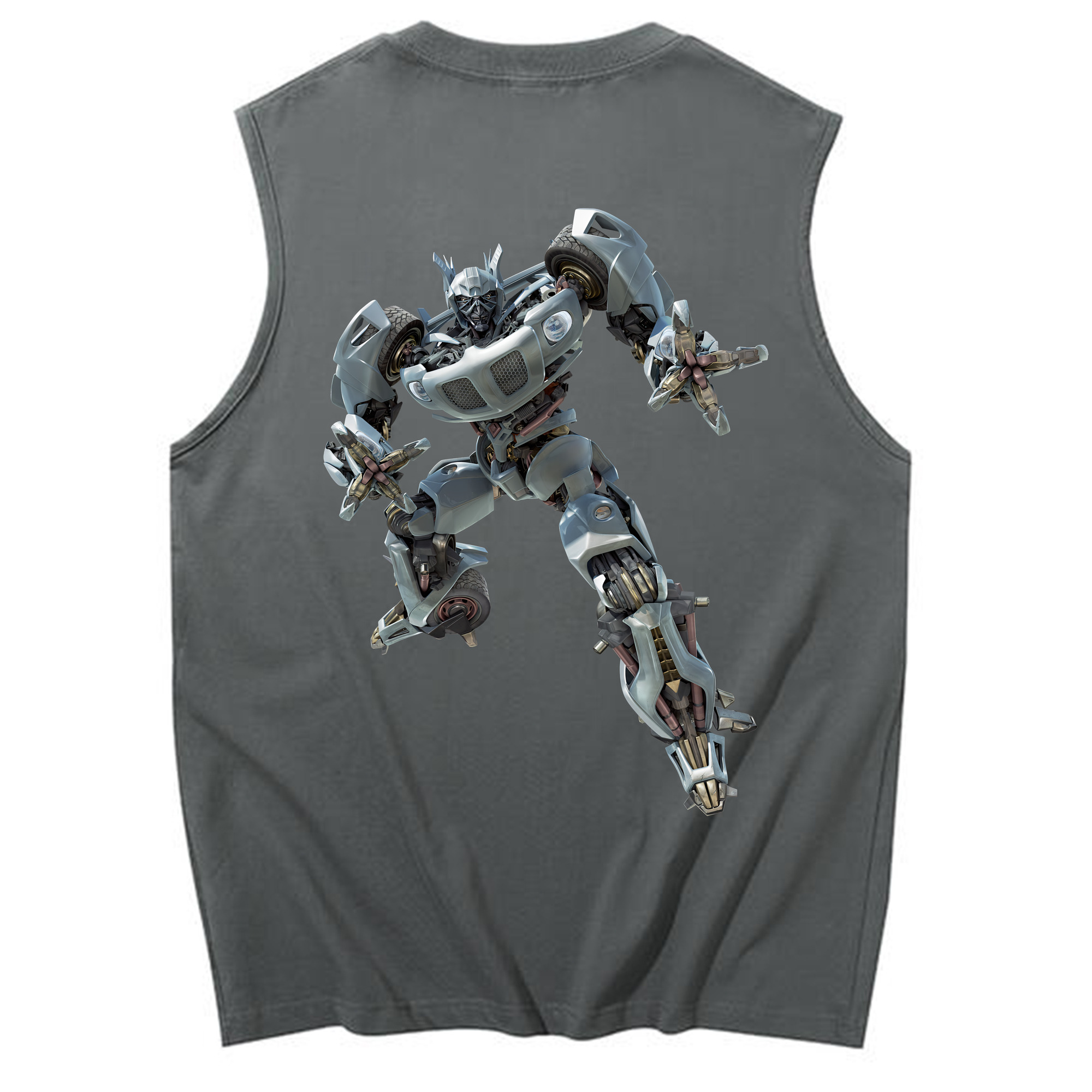 （画像用） Transformers トランスフォーマー コットン100％タンクトップ（背面プリント）